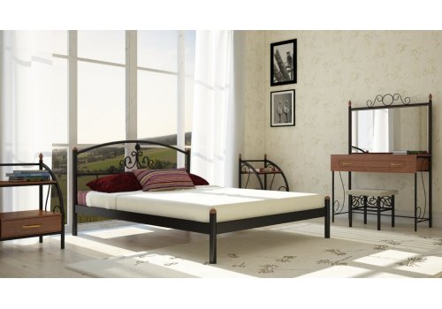 Кровать Диана с ортопедическим матрасом на классических пружинах размер 140х190